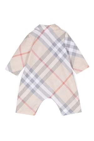 beige cotton romper BURBERRY KIDS | 8092758A2205